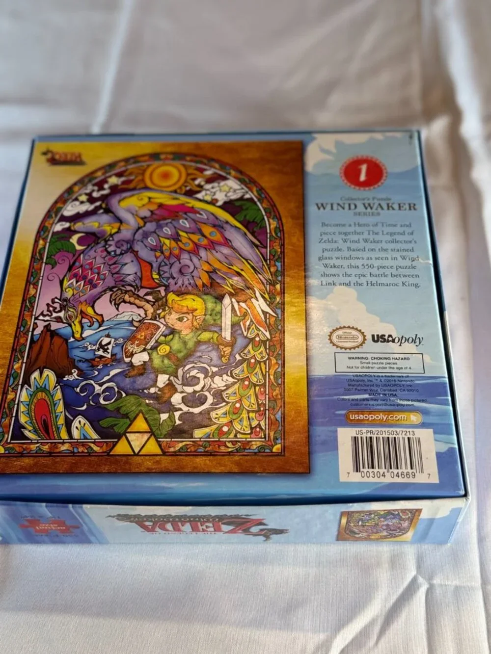 Nintendo Legend of Zelda Windwaker Stained Glass 550 pcs jigsaw puzzle 18